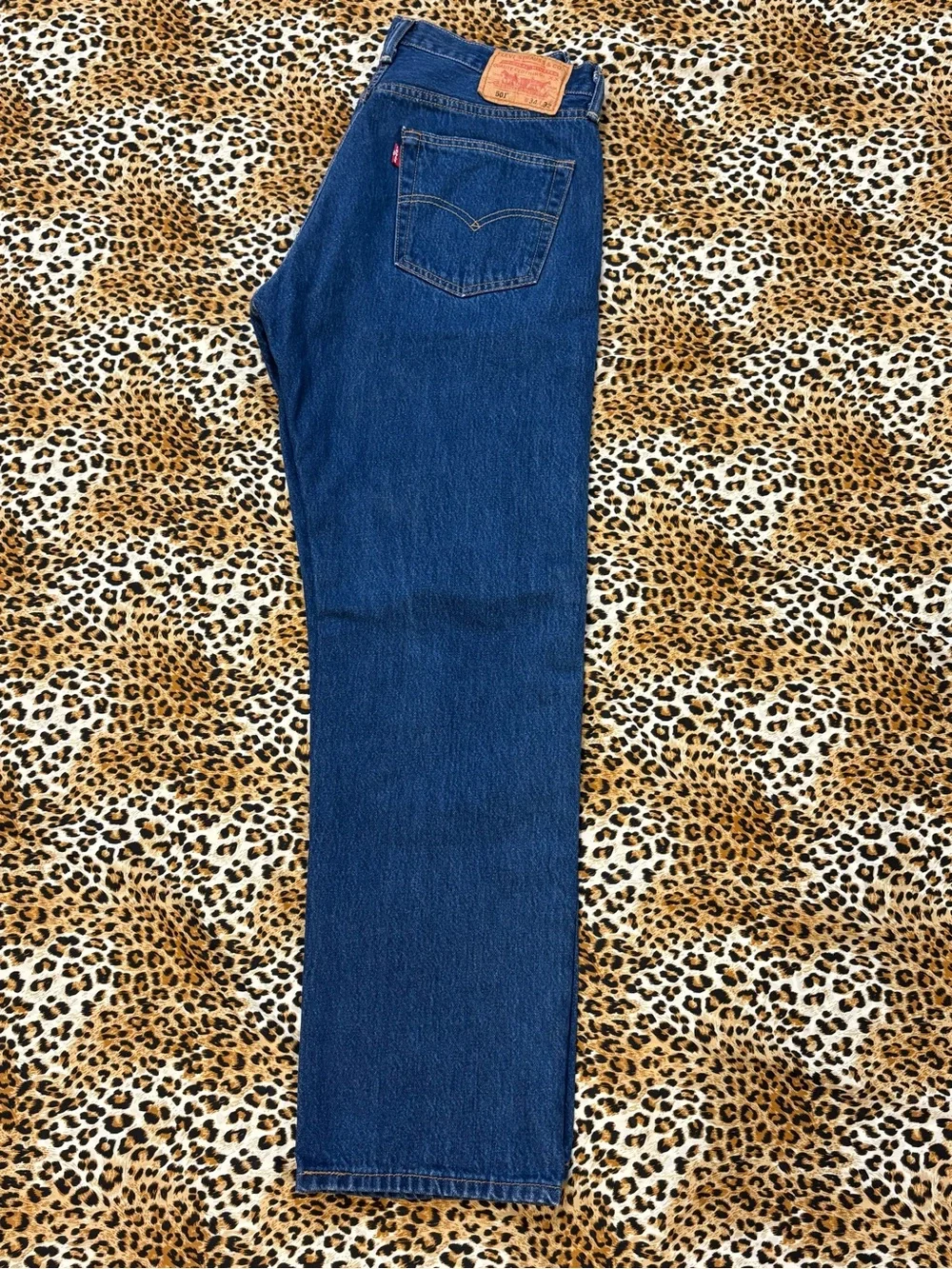 Levi's Dark Blue Straight Leg Jeans